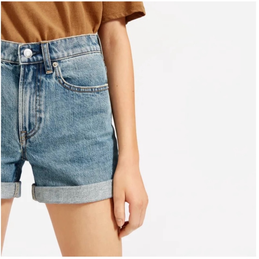 Everlane Light Blue Denim Jean Shorts